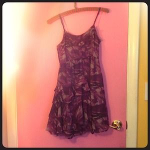 Cute purple and grey marble dress