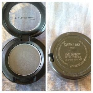 MAC eyeshadow in Swan Lake