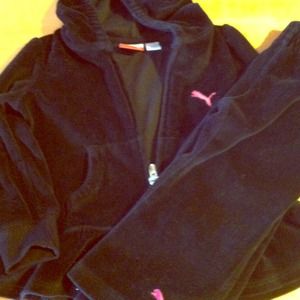❌SOLD❌2pc Puma velour suit