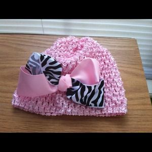 Pink crochet hat 💥💥SOLD💥💥