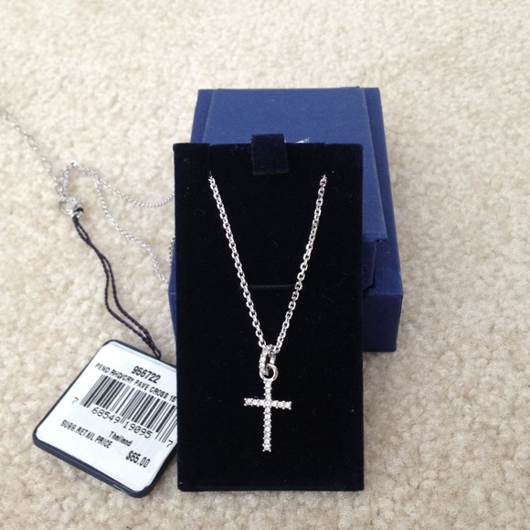 Swarovski cross mini pendant