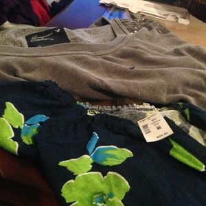 A&E sweater shirt and Aero shirt