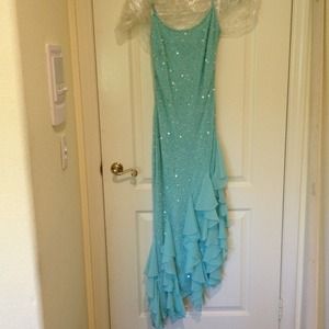 Beaded evening dress