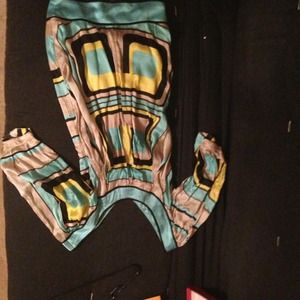 Bebe brand statement-making dress