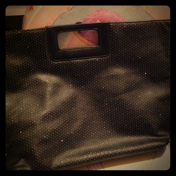Black Sparkly Bag