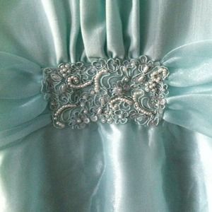 Gorgeous light aqua dress