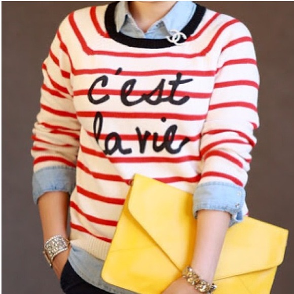 Sweaters - "C'est la vie" sweater