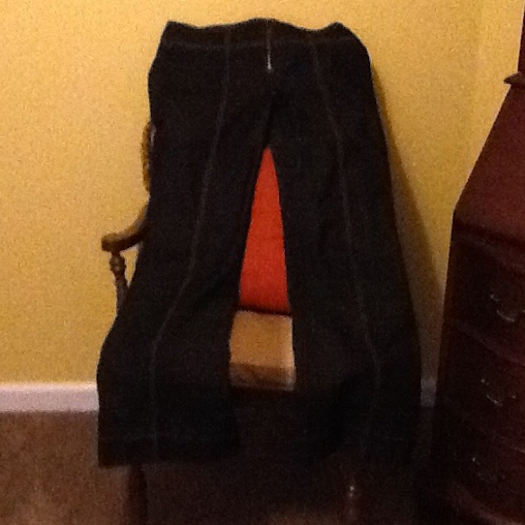 Stretchy Dress Jeans, size 8, dark wash