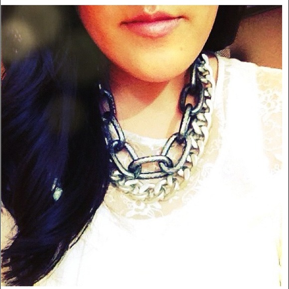 HRH original silver cuff necklace