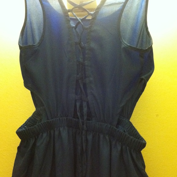 Navy blue dine dress - Picture 2 of 2