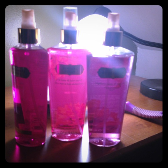 3 Victoria secret body sprays