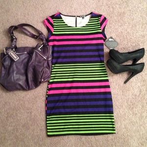 🌟BRAND NEW🌟Striped Cute Dress with back zipper