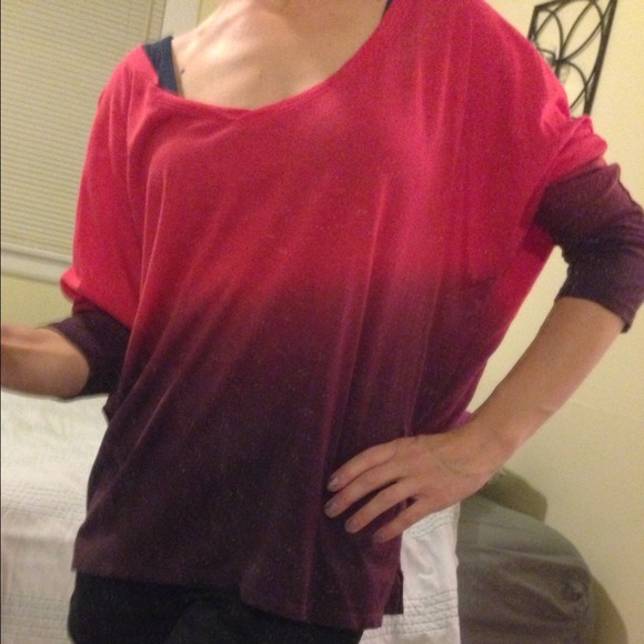 Bundle vs ombré shirt and express patterned jeans