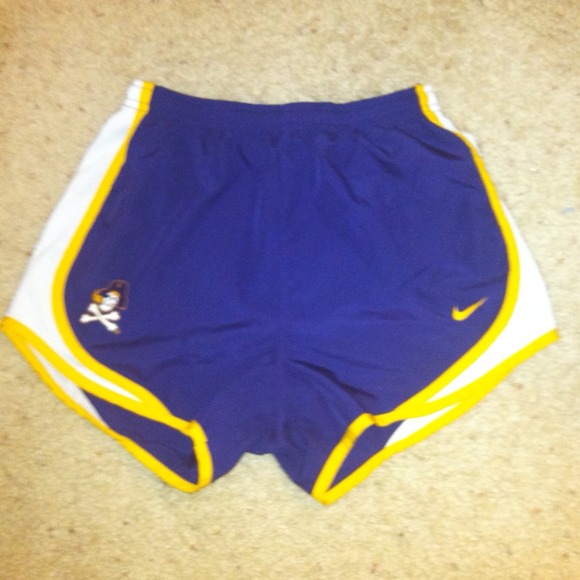 ECU Nike running shorts XS