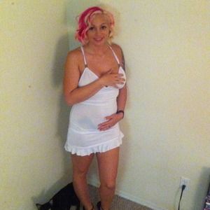 White see through exotic dance wear