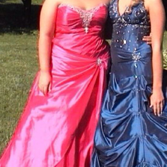 pink formal dress-18 - Picture 3 of 4