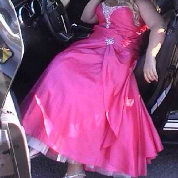 pink formal dress-18 - Picture 4 of 4