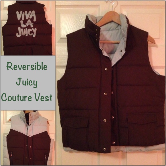 Juicy Couture reversible vest