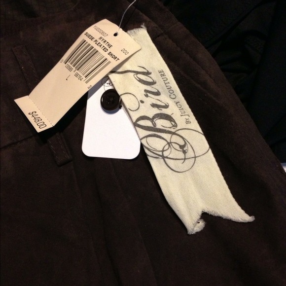 Bird by juicy couture suede shorts NWT