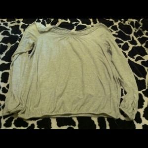 Gray mossimo top XL
