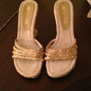 Two Lips Brand Wedged Slip On Shoes