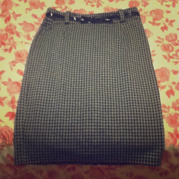 Black and White Checkered, Skirt