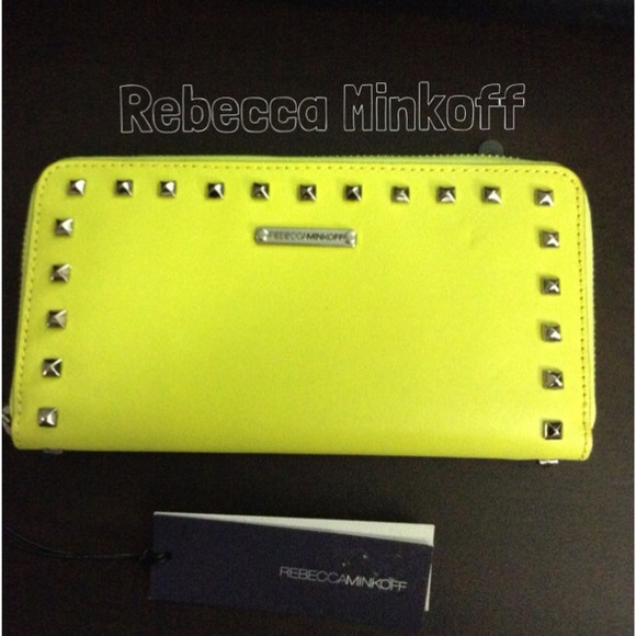 Rebecca Minkoff Lemon Yellow Wallet