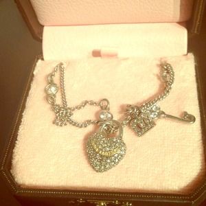 Juicy Couture silver necklace