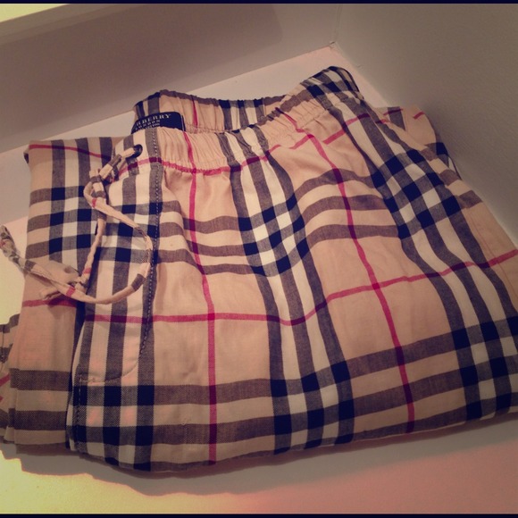 Sold--Burberry pajama lounge pants