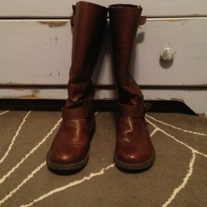 Leather Steve Madden boots