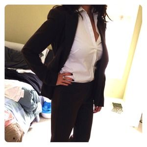 REDUCED!!! Tahari Chocolate Brown Pant Suit