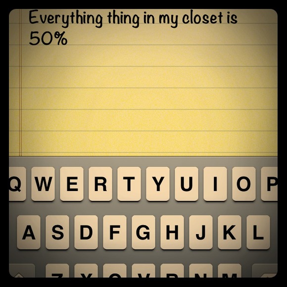 Sale sale Sale Until 3pm today