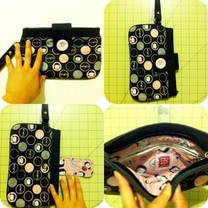 Angry little girls clutch by Lelo Lee