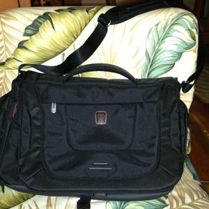 Tumi Cook Black Laptop Messenger Bag - 67175D