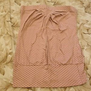 Polka dot tube top