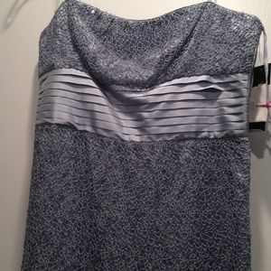 Ann Klein Savoir-Fair strapless dress, NWT