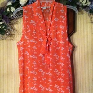 Sheer forever 21 butterfly blouse