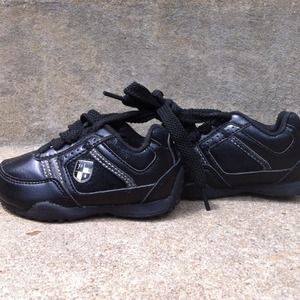 LN POLO Ralph Lauren black baby/ toddler shoes size 5. (shoelaces not included)