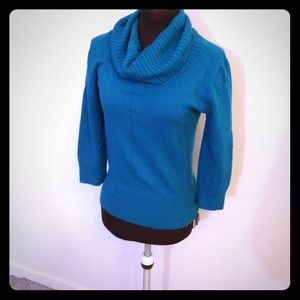 Teal 3/4 length sleeve sweater Rampage sz L