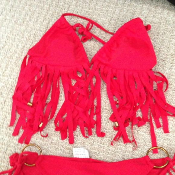 Sheridyn Swim Festival fringed bikini 4th of July - Picture 2 of 2
