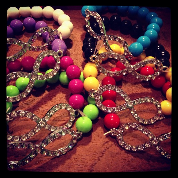 Neon infinity bracelet 3 for $10 - Picture 2 of 4