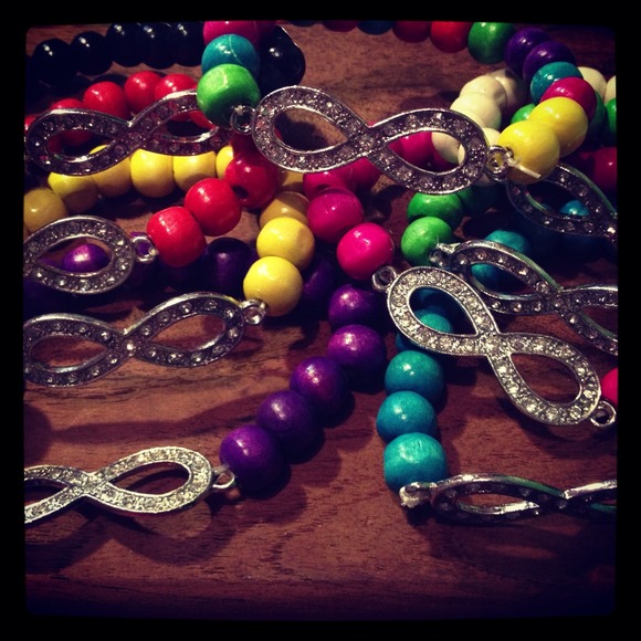 Neon infinity bracelet 3 for $10 - Picture 3 of 4