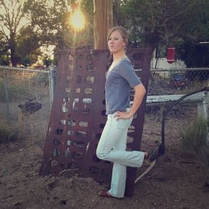 Grey Anthropologie Top