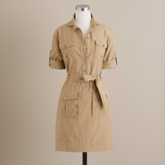 JCrew belted cargo dress - sz 0