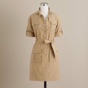 JCrew belted cargo dress - sz 0