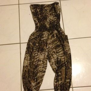 Snakeskin Romper