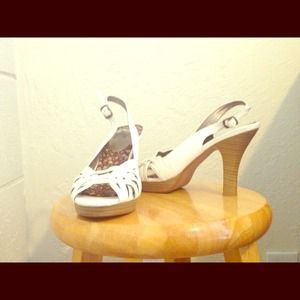 White heels. Never worn.