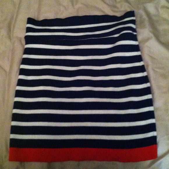 High waist body con skirt