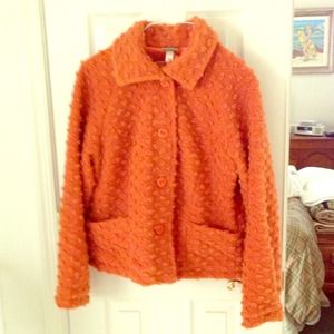 Orange Jacket made in Maine