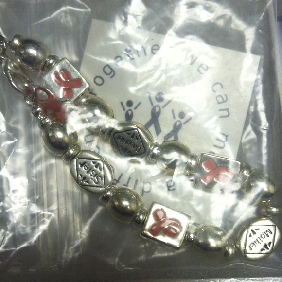 Mother sister daughter breast cancer bracelet